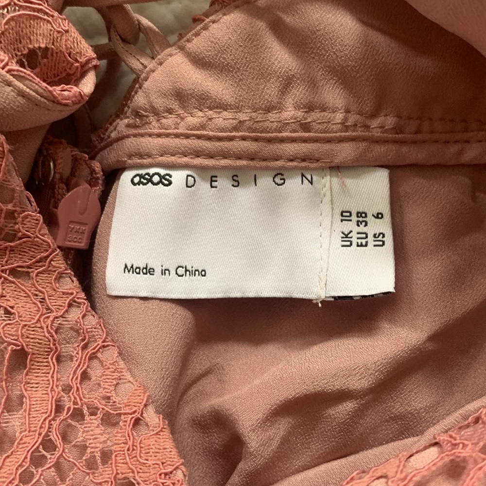 ASOS PINK LACE DRESS - Picture 6 of 6